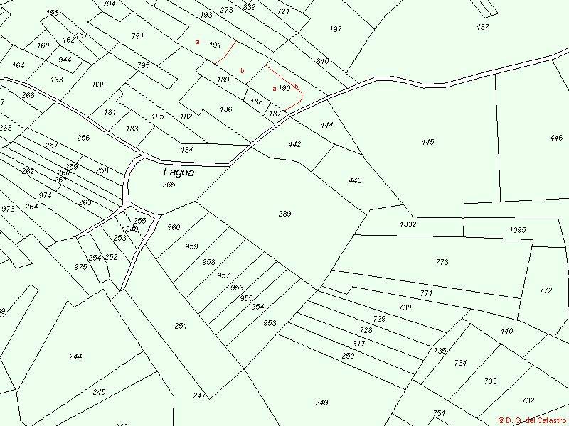 100% FINCA RUSTICA. LG/ A PORTELA . 32358 - LAROUCO (OURENSE) Viña, hoy matorral, al nombramiento de A Legua o A Lagoa , parajes de Poula García y Valdemás , en término de A Portela, municipio de Larouco, provincia de Ourense.