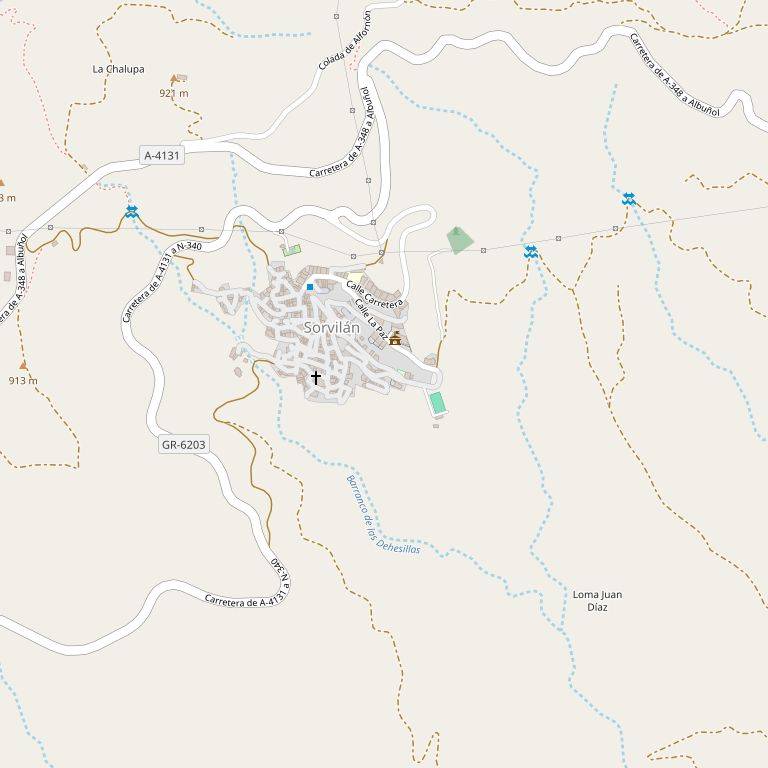 " Finca registral Nº6567: URBANA: En término de Sorvilán, parte de casa en Cerro Chica, sin número, compuesta de dos habitaciones en bajo, que linda: frente, o Sur, carretera ; Norte, Francisco Brao López; Este, Sabina Brao López, cañada por medio y 