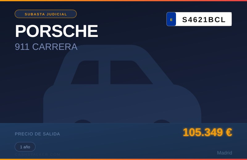 PORSCHE 911 CARRERA 2025 (S4621BCL)