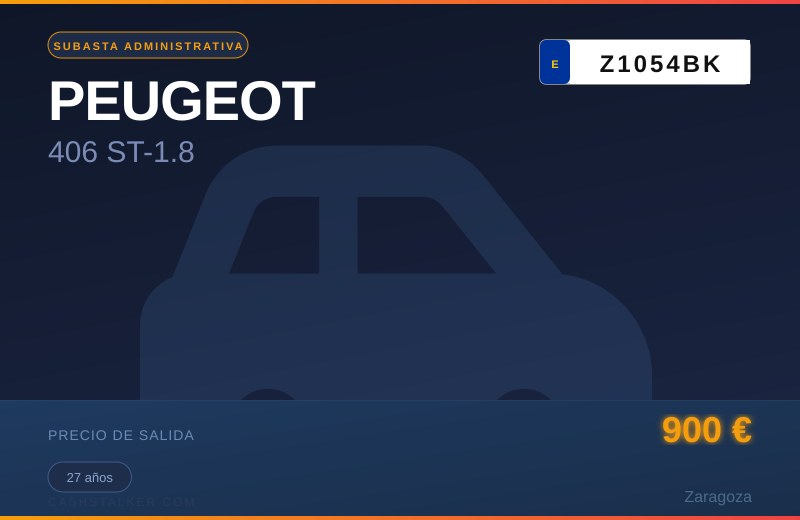 PEUGEOT 406 ST-1.8 1998 (Z1054BK)