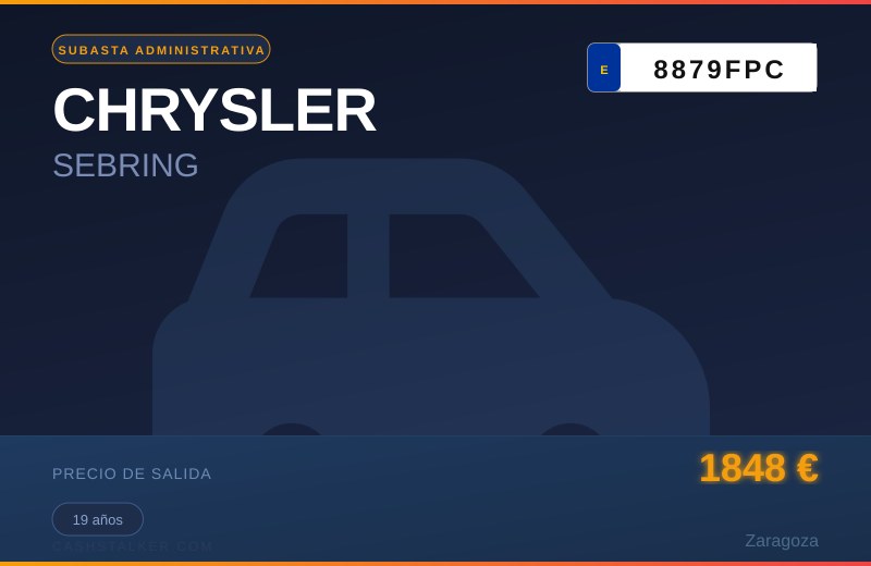 CHRYSLER SEBRING 2007 (8879FPC)