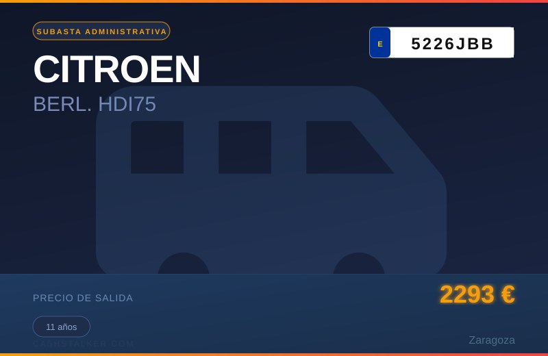CITROEN BERL. HDI75 2014 (5226JBB)