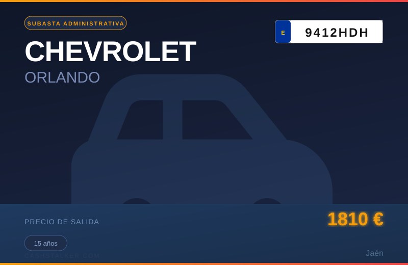CHEVROLET ORLANDO 2011 (9412HDH)