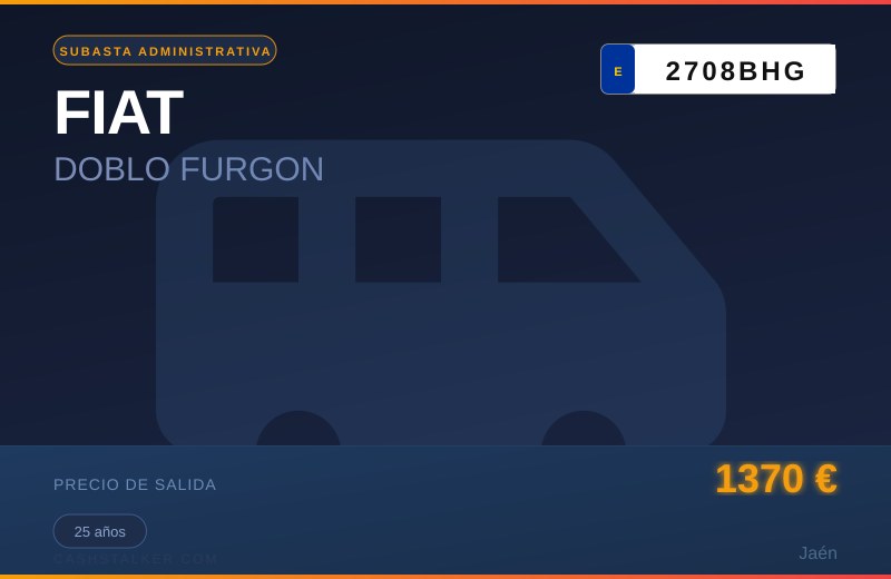 FIAT DOBLO FURGON 2001 (2708BHG)