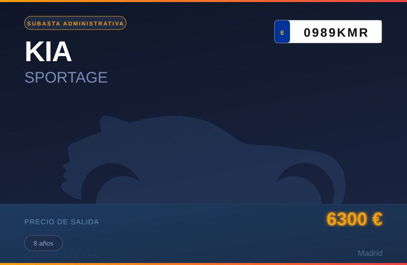 KIA Sportage 2018 (0989KMR)