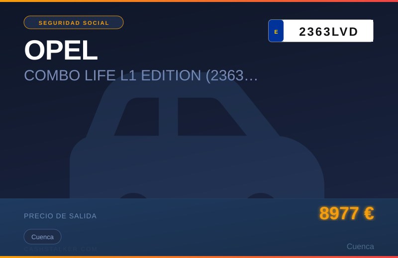 OPEL COMBO LIFE L1 EDITION — Cuenca