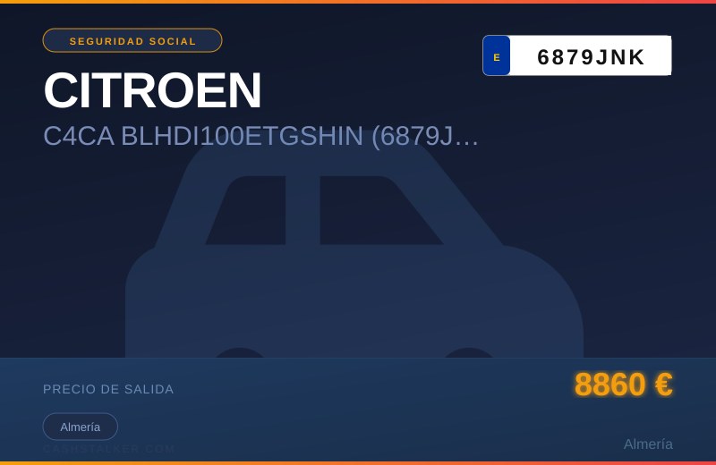 CITROEN C4CA BLHDI100ETGSHIN — Almería