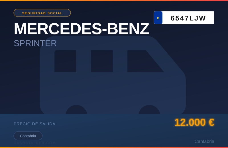 MERCEDES-BENZ SPRINTER — Cantabria