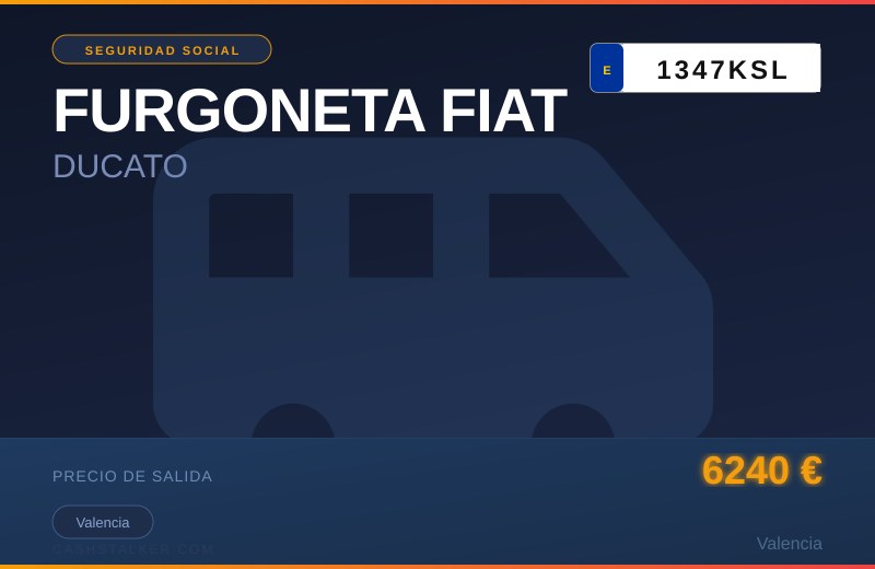 FIAT DUCATO 2018 — Valencia