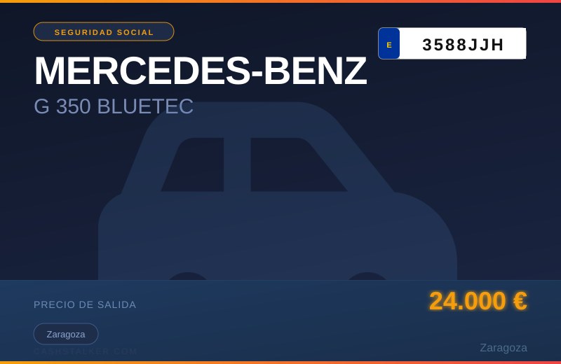 MERCEDES-BENZ G 350 BLUETEC 2015 — Zaragoza
