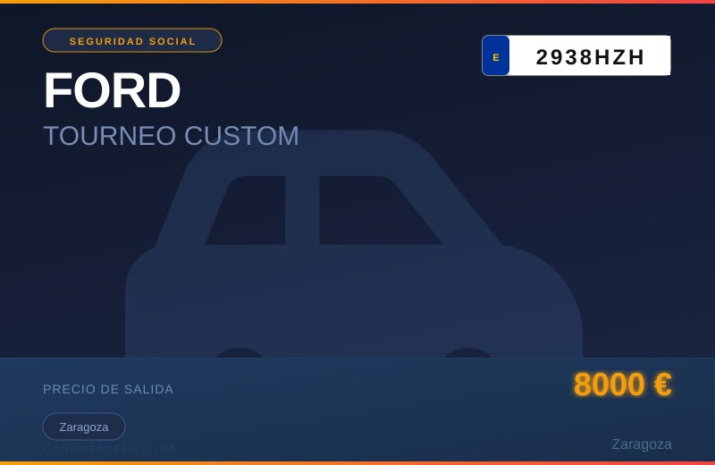 FORD TOURNEO CUSTOM 2014 — Zaragoza