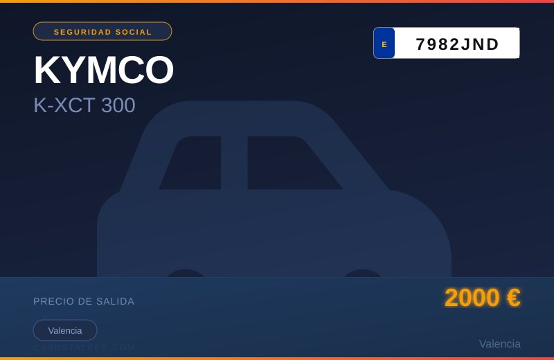 KYMCO K-XCT 300 — Valencia
