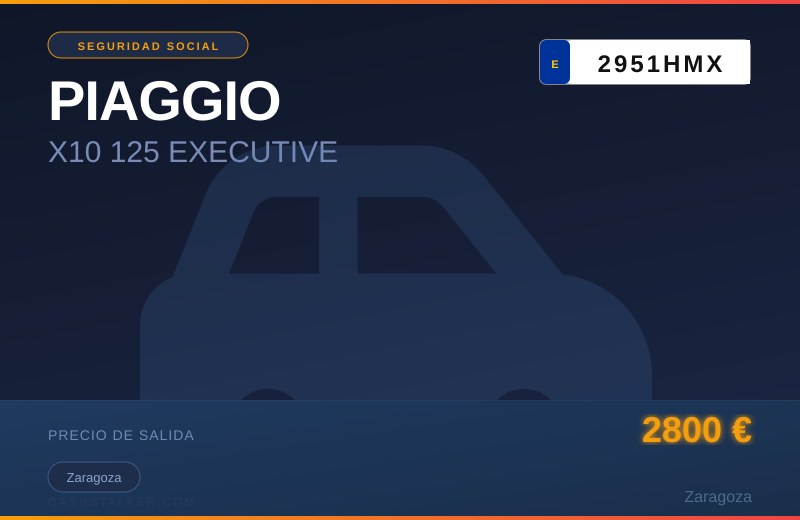 PIAGGIO X10 125 EXECUTIVE — Zaragoza