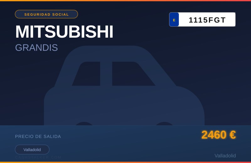 MITSUBISHI GRANDIS — Valladolid