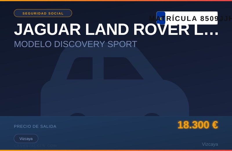 JAGUAR LAND ROVER LIMIT MODELO DISCOVERY SPORT — Vizcaya