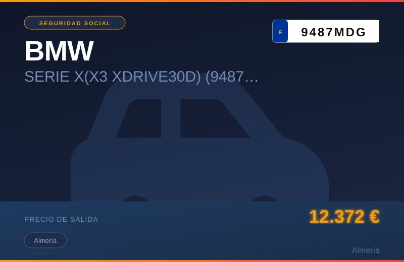 BMW SERIE X(X3 XDRIVE30D) — Almería
