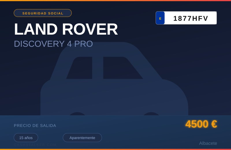 LAND ROVER DISCOVERY 4 PRO 2011 — Albacete