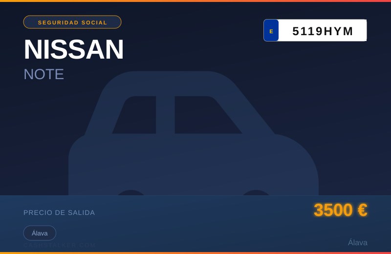 NISSAN NOTE — Álava