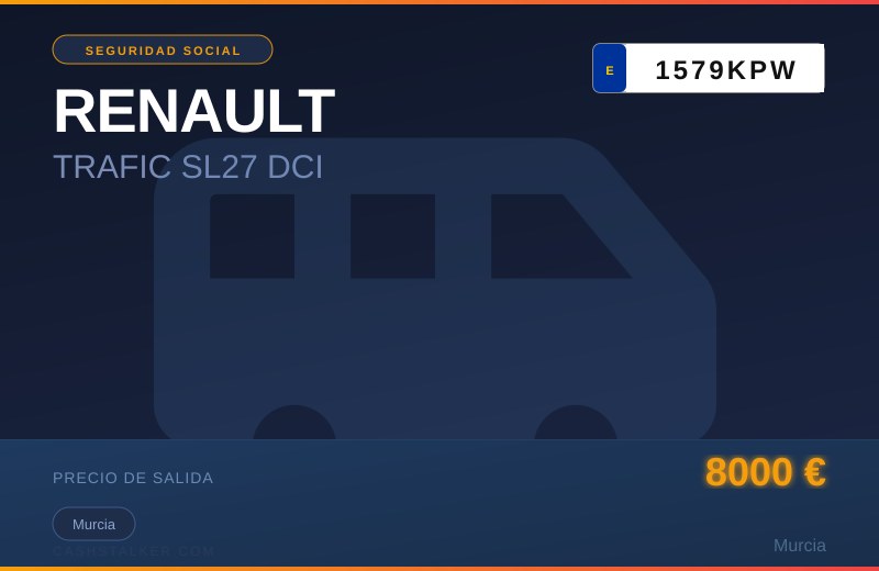 RENAULT TRAFIC SL27 DCI 2018 — Murcia
