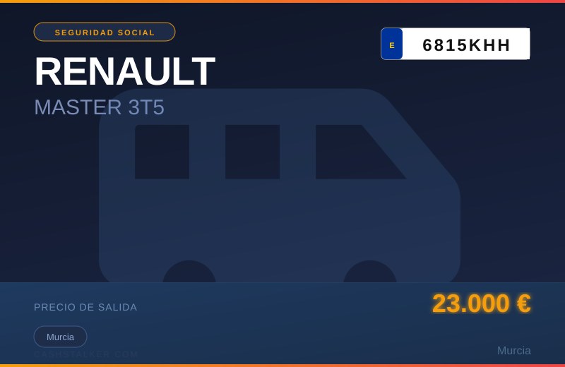 RENAULT MASTER 3T5 (6815KHH)