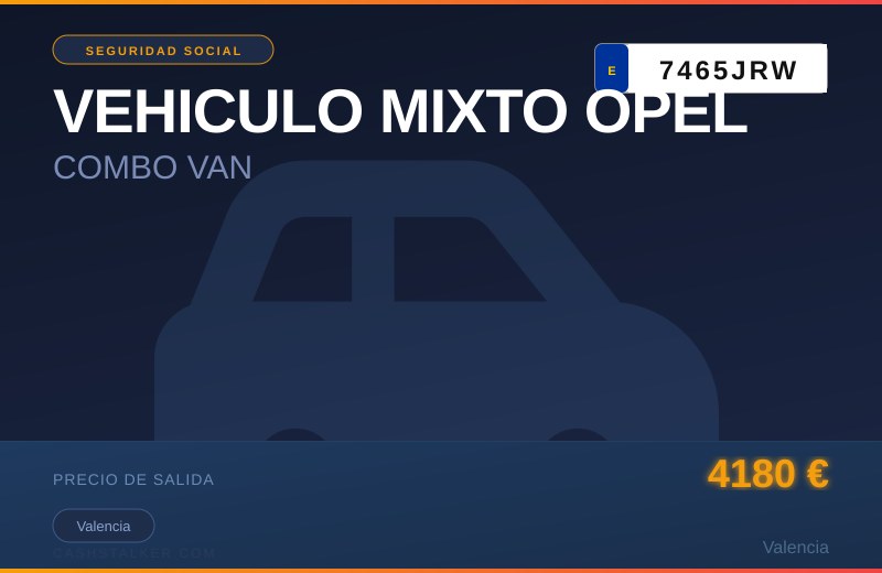 MIXTO OPEL COMBO VAN 2016 — Valencia