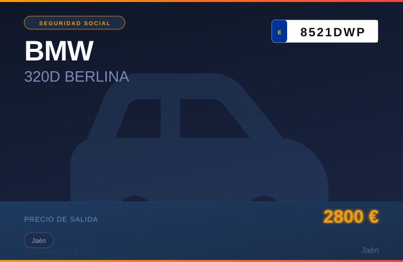 BMW 320D BERLINA — Jaén