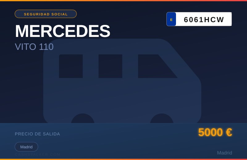 MERCEDES VITO 110 — Madrid