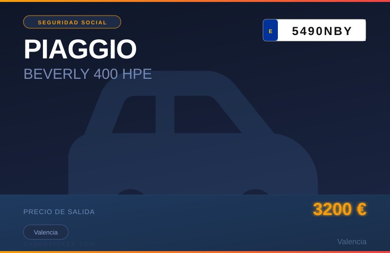 PIAGGIO BEVERLY 400 HPE 2025 — Valencia